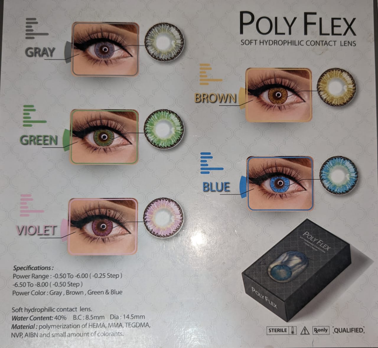 POLY FLEX BRANDED LENSE